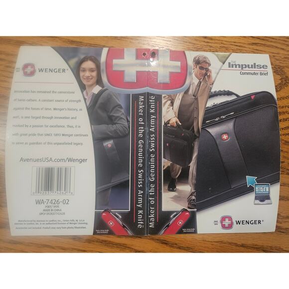 Wenger Swiss Army Laptop Computer Case Shoulder Bag Messenger Briefcase 16” - Picture 8 of 9